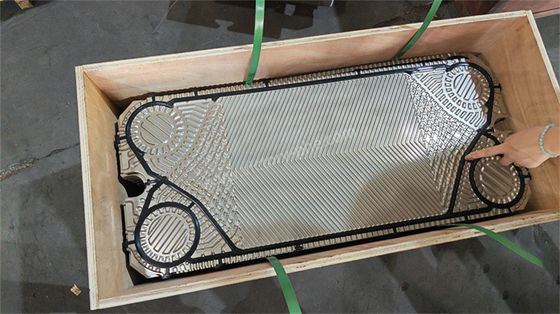 Plaque d'échangeur de chaleur GEA propre revêtement en poudre 0,5 mm 0,6 mm d'épaisseur