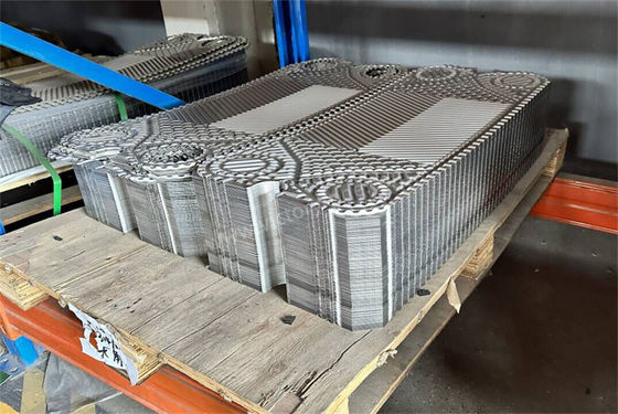 Plaque d'échangeur de chaleur GEA propre revêtement en poudre 0,5 mm 0,6 mm d'épaisseur
