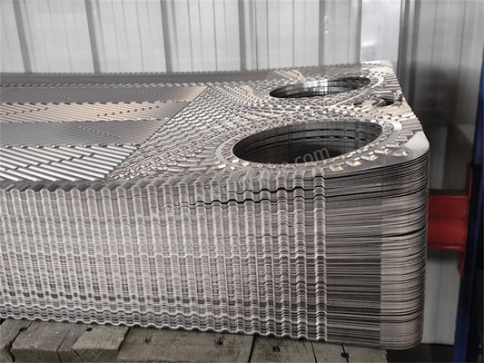 Industrie Échangeur de chaleur Vicarb Plaques en acier inoxydable Matériau ISO