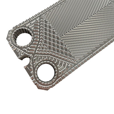 Plaque d'échangeur de chaleur accessée compacte