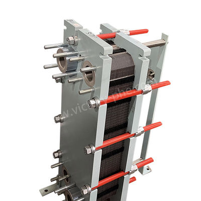 Échangeur de chaleur à plaque d'évaporation maximale de 18 t/h avec matériau de plaque de joints NBR / EPDM