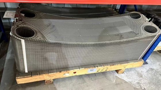 Plaques d'échangeur de chaleur en titane Vicarb 0,5 mm Résistance à la corrosion
