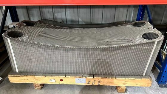 Plaque d'échangeur de chaleur ALFA industriel avec joint en nickel pur