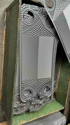 Plaque d'échangeur de chaleur tranter résistant aux produits chimiques avec matériau de jointure à base de nitrile