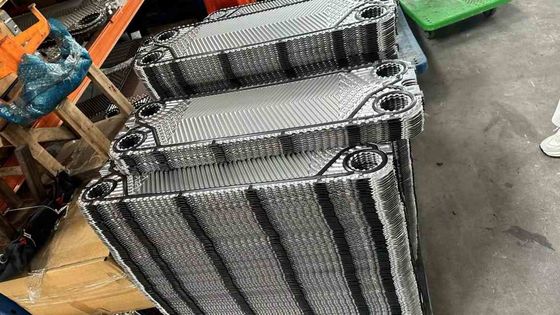 Plaque d'échangeur de chaleur Premium Accessen fabriquée à partir d'acier inoxydable SUS316, de titane et de nickel pour des performances améliorées