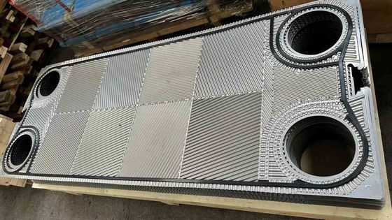 Échangeur de chaleur industriel à plaque entièrement soudée avec pinceau / type de joint collé