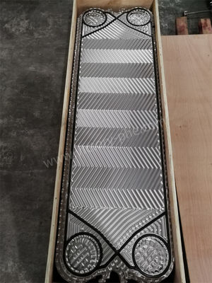 Plaque d'échangeur de chaleur Herringbone pour applications à température avec joints NBR/EPDM/Viton