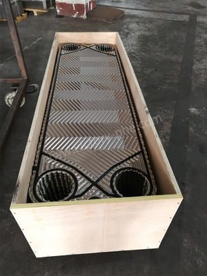 200V/380V Plaque d'échangeur de chaleur à joints à flèche silencieux et propres NBR EPDM Viton pour un transfert de chaleur supérieur
